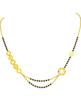 22K Gold Mangal Sutra For Women MS-679 (19 Inches)