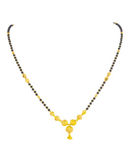 22K Gold Mangal Sutra For Women MS-694 (19 Inches)