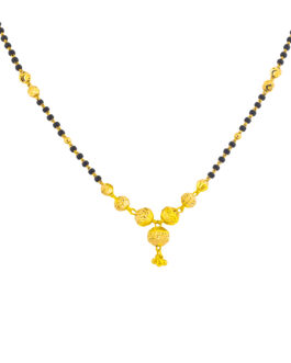 22K Gold Mangal Sutra For Women MS-694 (19 Inches)