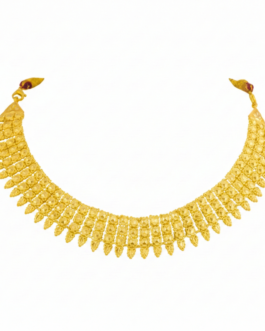 22K Gold Chattai Necklace (4 Lines) 10gm