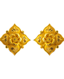 22k Gold Ear Tops For Women ET-4787