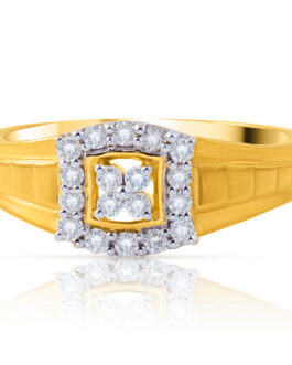 18k Gold Diamond Ring for Women DFR-1801