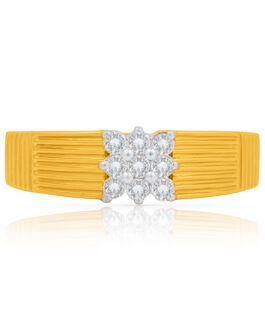 18k Gold Diamond Ring for Men DFR-1776