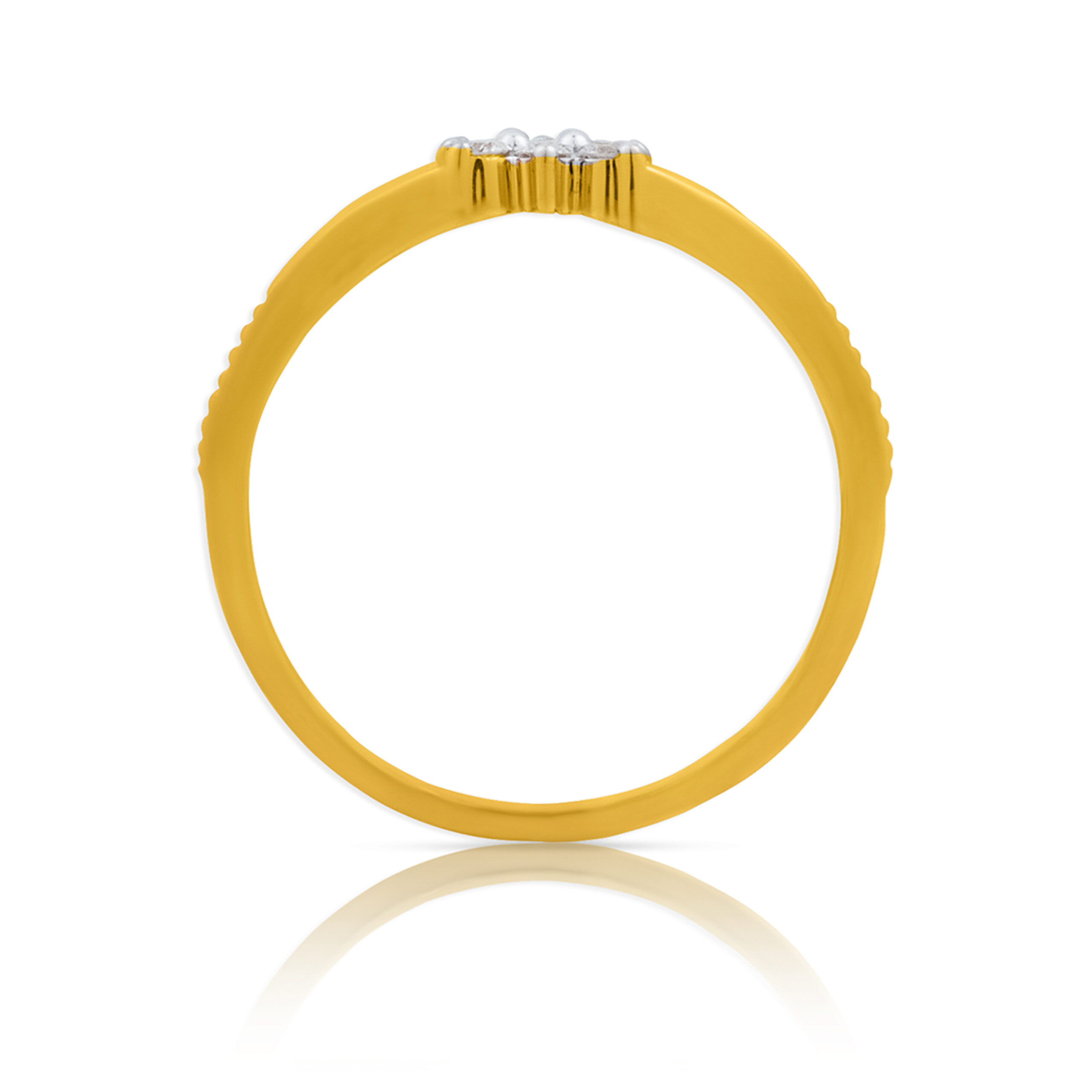 18k Gold Diamond Ring for Men DFR-1776 - Rupashree Jewellers RB