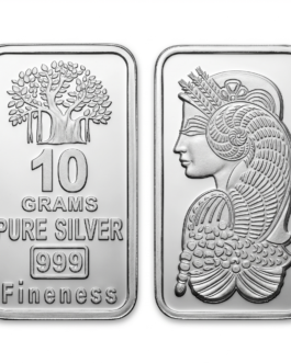 10 Grams Pure Silver Bar (999 Fineness)