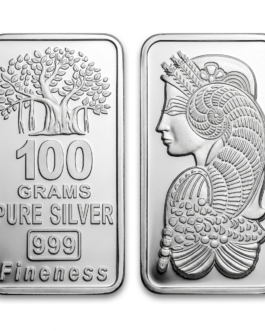 100 Grams Pure Silver Bar (999 Fineness)