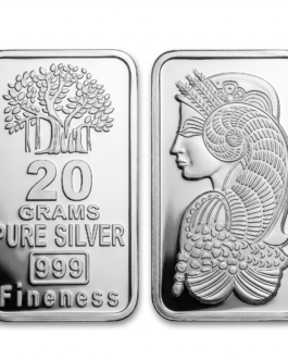 20 Grams Pure Silver Bar (999 Fineness)