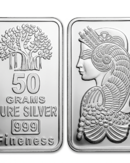 50 Grams Pure Silver Bar (999 Fineness)