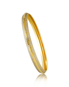 22K Gold Bangle (Size 25) – CH-2145