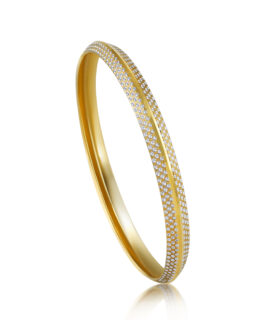 22K Gold Bangle (Size 25) – CH-2145