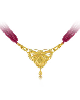 22K Gold Pendant – L-4144