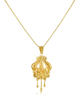 22K Gold Pendant – L-4149