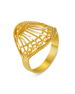 22K Gold Ladies Ring (Size 14) - LR-4733