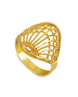 22K Gold Ladies Ring (Size 14) – LR-4733