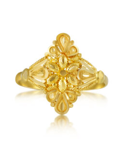 22K Gold Ladies Ring (Size 14) - LR-4735