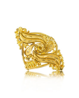 22K Gold Ladies Ring (Size 14) – LR-4742