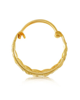 22K Gold Hoop Earring – PR-2152