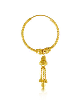 22K Gold Hoop Earring - PR-2155