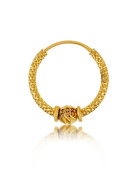 22K Gold Hoop Earring – PR-2158
