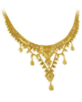 22K Gold Necklace N-2190