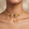 22K Gold Choker Necklace CK-267 — CK-267