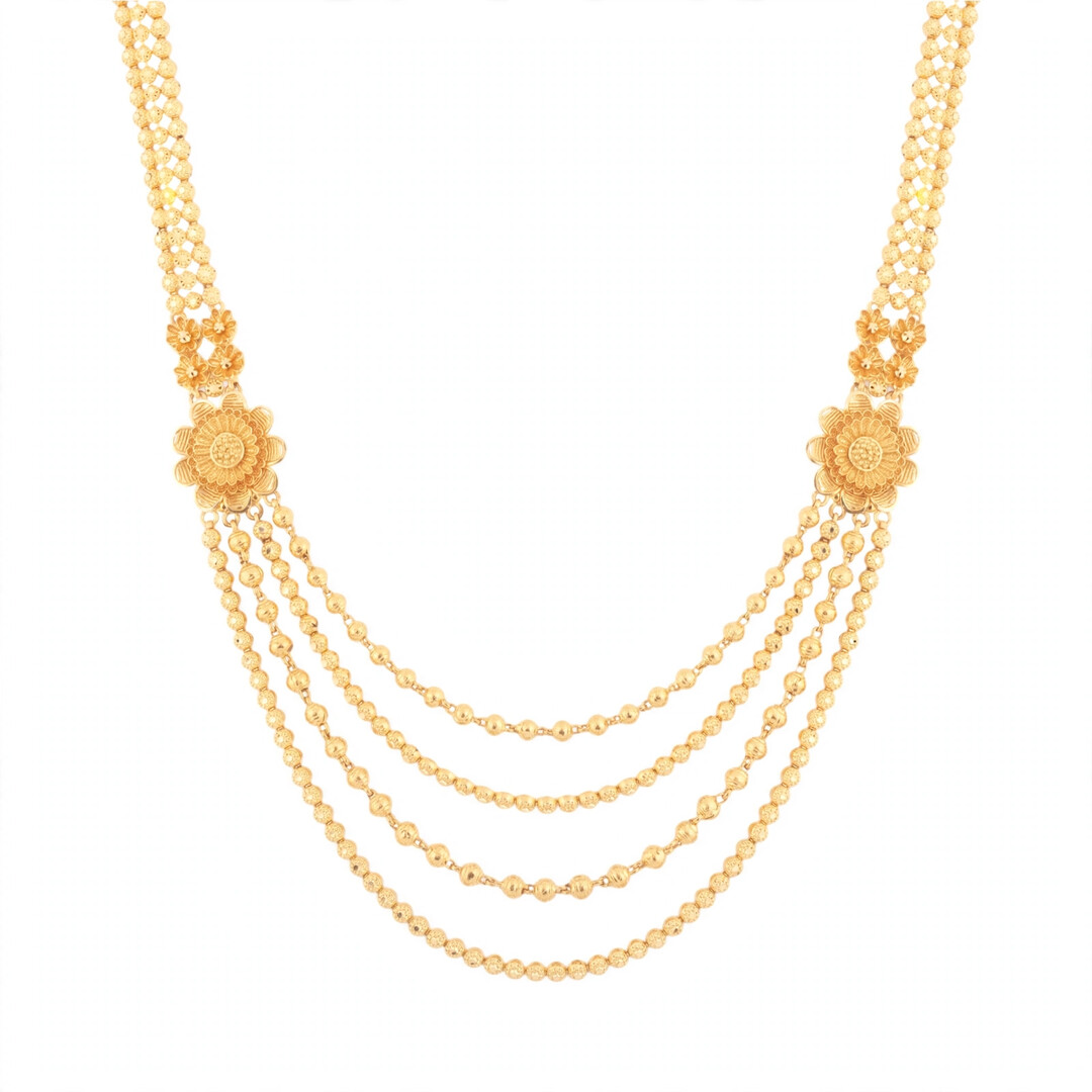 22K Gold Necklace N-1532 — N-1532