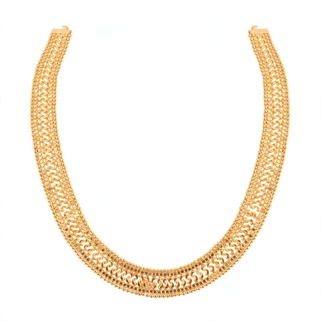 22K Gold Necklace N-1869 — N-1869