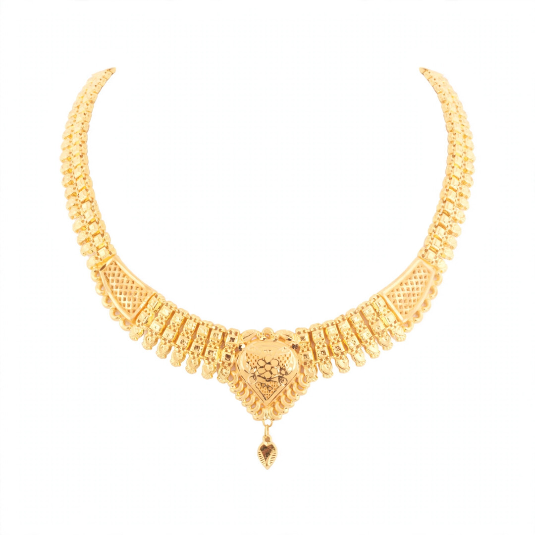 22K Gold Necklace N-2202 — N-2202