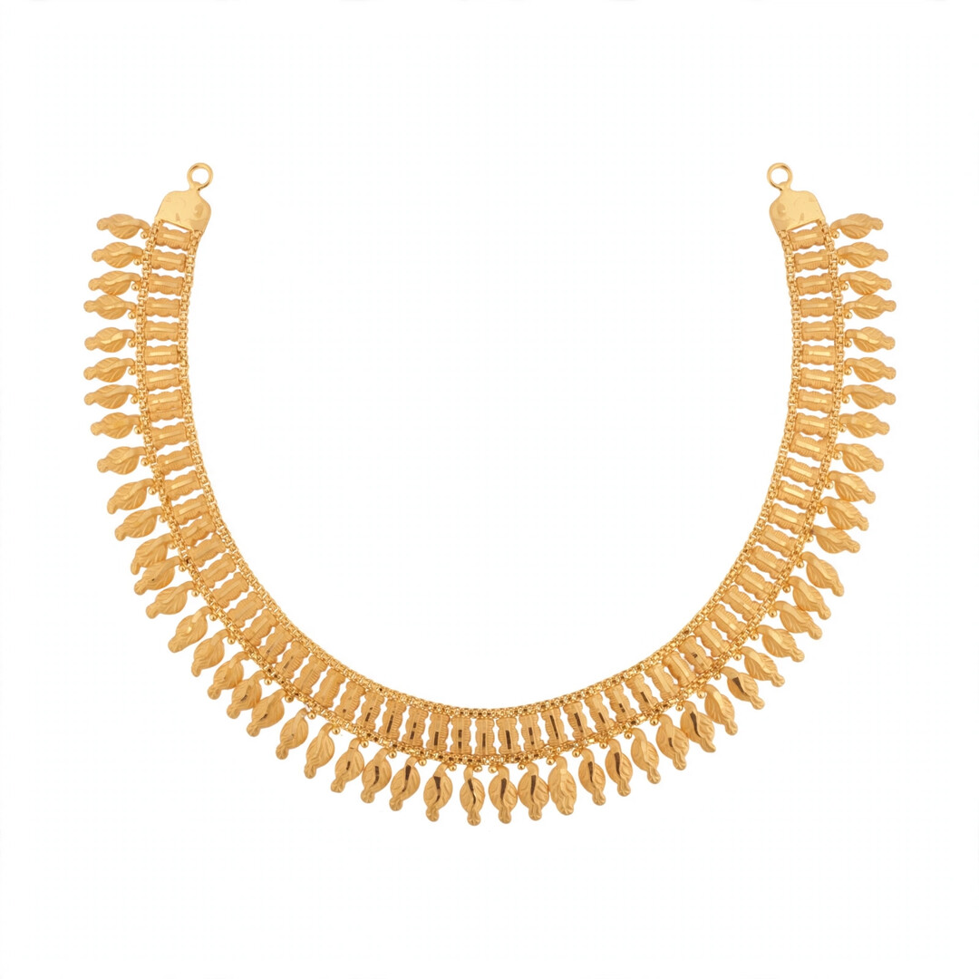 22K Gold Necklace N-2214 — N-2214