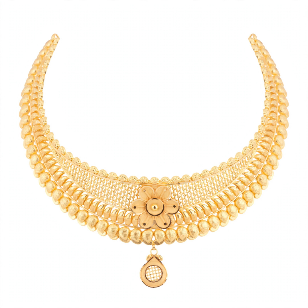 22K Gold Necklace N-2249 — N-2249